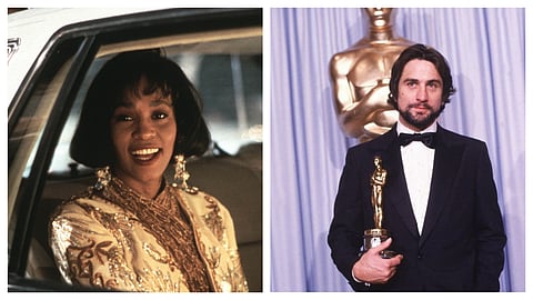 Robert De Niro (R) was smitten with Whitney Houston, claims her ex boduguard