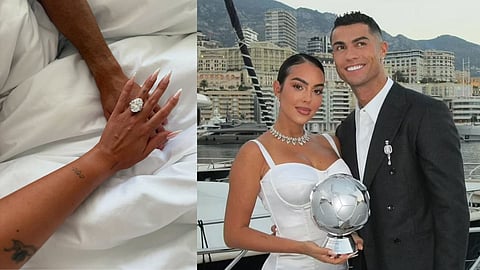 Ronaldo and georgina ring