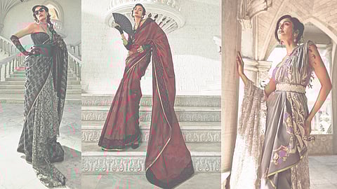 Handwoven heritage meets haute lace in Swati & Sunaina’s latest collection