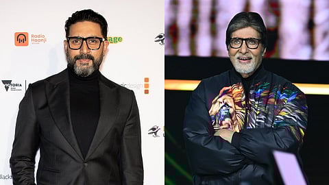 Amitabh Bachchan beams as Abhishek wins Best Actor in IFFM