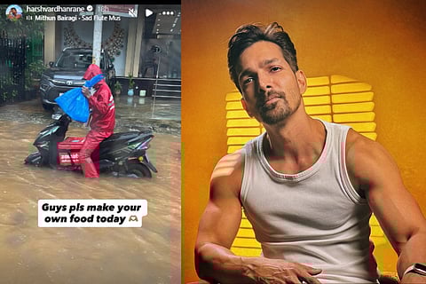Harshvardhan Rane urges people to cook their meal instead of ordering amid Mumbai floods