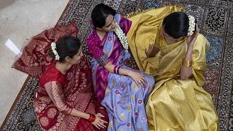 Sakhi by Gaurang Shah: A soulful tribute to sisterhood woven in Jamdani, Kanjeevaram & Indian textile heritage