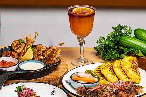 The delectable spread of the menu