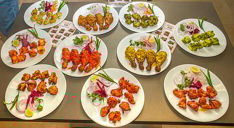 Kebabs from the festival