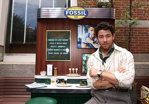 Nick Jonas launches FOSSIL Machine Lux