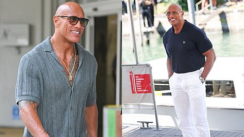 Dwayne Johnson tears up at 15-minute standing ovation