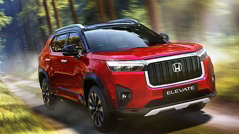 Honda Elevate with alpha bold plus grille