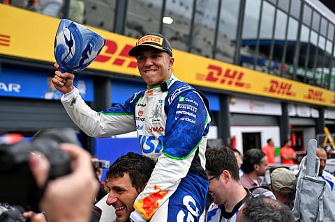 Isack Hadjar, the youngest French driver in history to bag an F1 podium