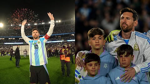 Lionel Messi scored a brace during what could be his last match with Argentina at home