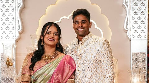 Who is Suryakumar Yadav's wife Devisha and how did they meet?