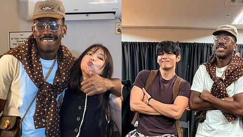 BTS V and Jennie seen at the same show