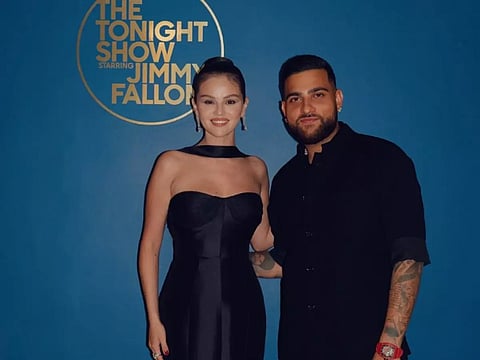 Punjabi Sensation Karan Aujla and Selena Gomez Share a Moment on 'The Tonight Show'