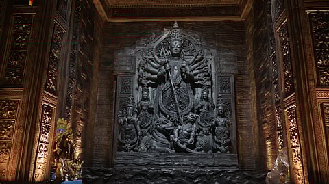 South Kolkata's popular Durga Puja Pandal takes us back to the roots 