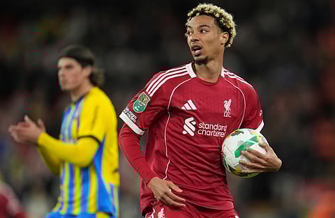 Hugo Ekitike scored the winner in Tuesday's 2-1 victory against Southampton