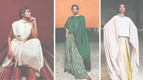 Vaishnavi Singh Dabi's ensembles are a celebration of Indian textile heritage, but with a contemporary tweak