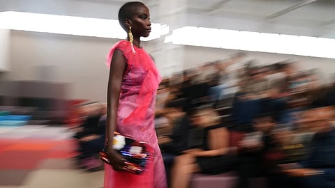 Fendi’s spring-summer 2026 collection bursts with colour and craft