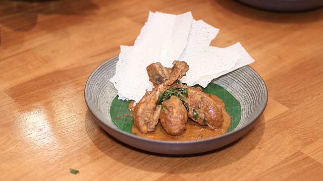 Chettinad Chicken made by Chef D Manjunath