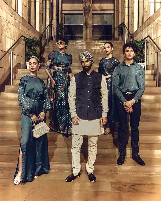 Silhouettes are fluid yet architectural, structures carry the strength of tradition