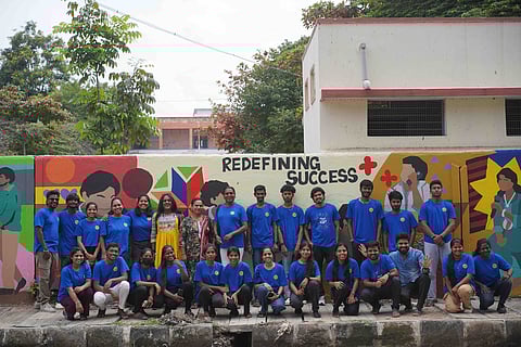 This public mural reimagines success through the voices, dreams and creativity of young people