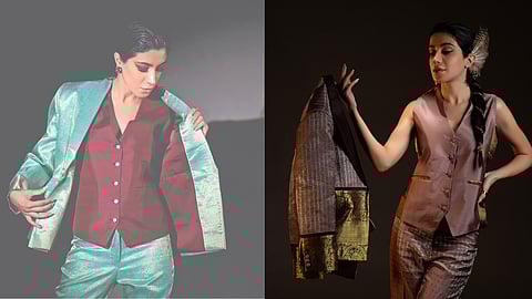 Vaishnavi Singh Dabi's ensembles are a celebration of Indian textile heritage, but with a contemporary tweak