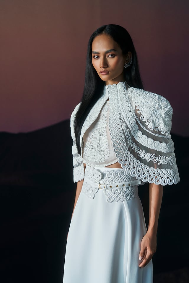 Designer duo Pankaj and Nidhi’s new fall-winter collection, Araquis, is all about the beauty of arid desert lands