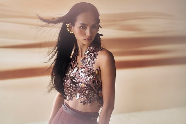 Designer duo Pankaj and Nidhi’s new fall-winter collection, Araquis, is all about the beauty of arid desert lands