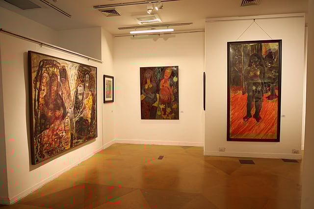 Glimpses from the Jaya Ganguly restrospective at New Delhi