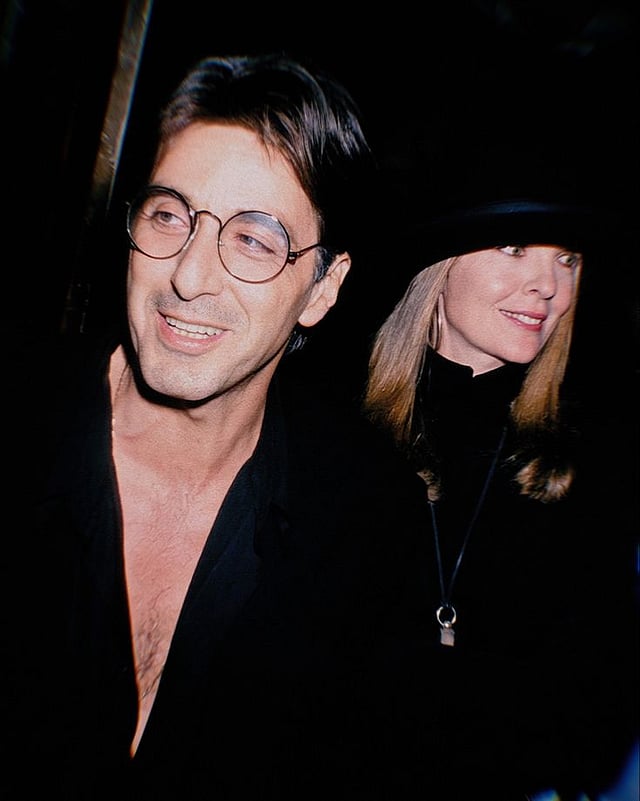 Al Pacino and Diane Keaton on the premiere of Sea Of Love (1989)