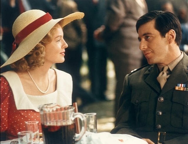 Diane Keaton and Al Pacino on The Godfather