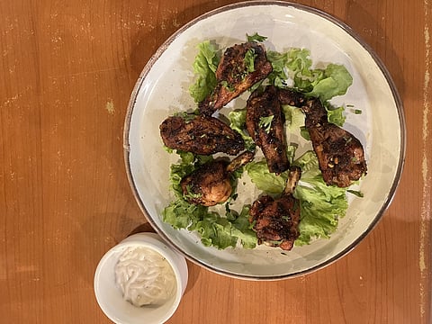 We went straight to appetisers and tried the Spinach and corn puffs at Wool Cup - Urban Café & Bistro