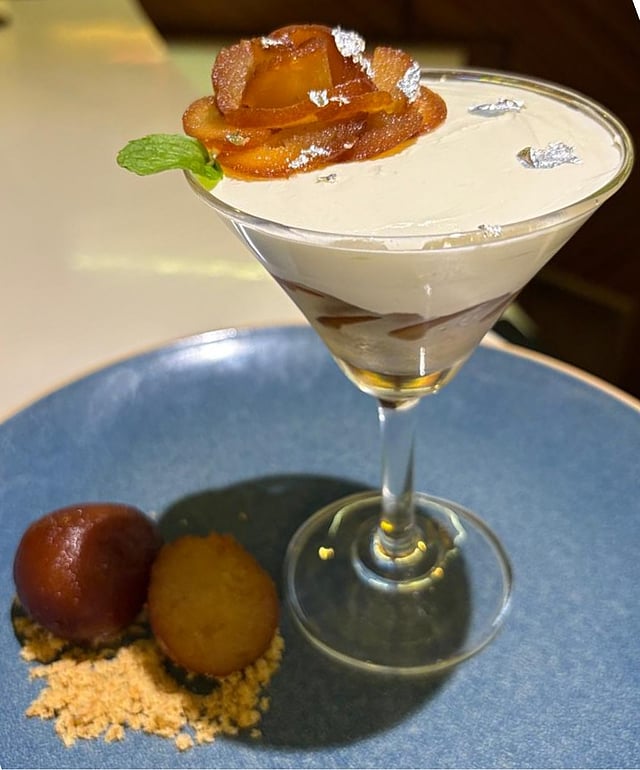 Gulab Jamun Cheesecake 