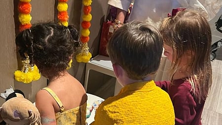 Priyanka Chopra‘s daughter Malti’s Diwali celebration includes a cute yellow lehenga and tattoo