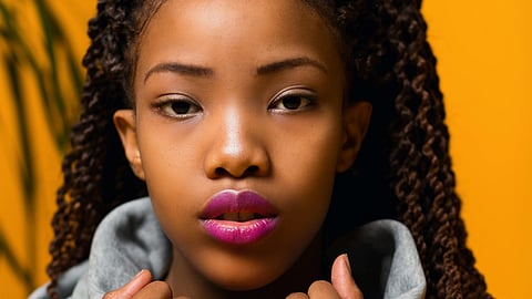 How to get a blurred lip?