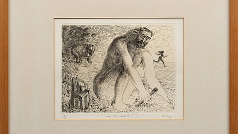 Akara Art's latest exhibition, Nature Spirits, features works of the artist Dhruva Mistry