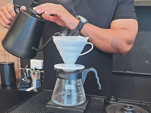 Hand your coffee to the dungeon master here and taste a little adventure