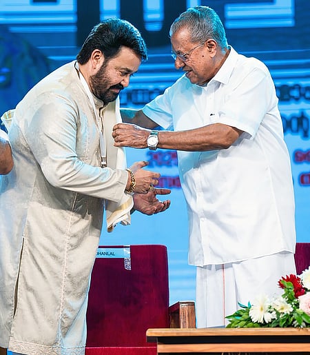 Mohanlal was honoured with the Dadasaheb Phalke Award earlier this year