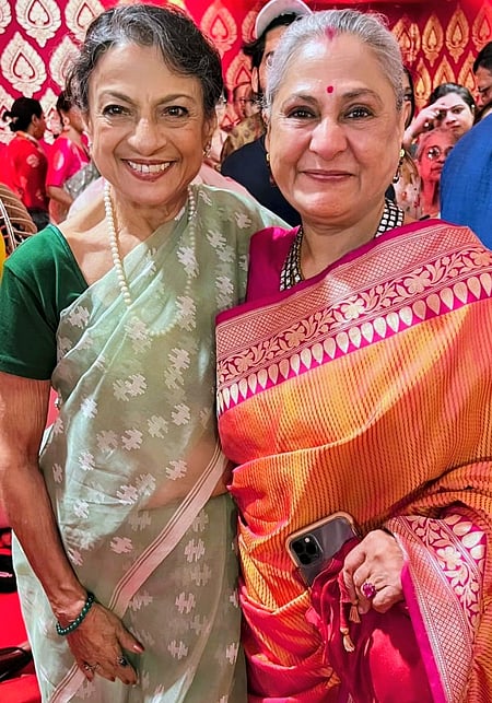 (L-R) Tanuja, Jaya Bachchan