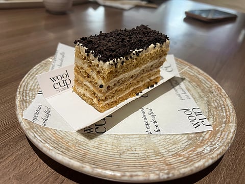 We went straight to appetisers and tried the Spinach and corn puffs at Wool Cup - Urban Café & Bistro