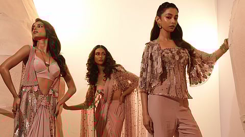 Designer Suravika Singh’s latest drop is all about sensuous structures in a soft palette