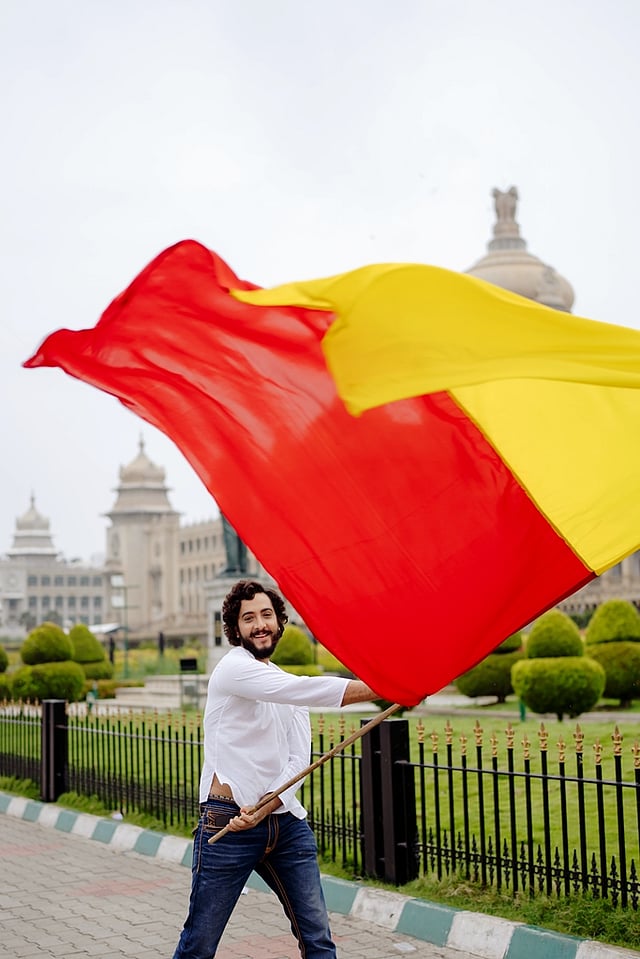 Sandalwood actor Sumukha celebrates Kannada Rajyotsava with Indulge