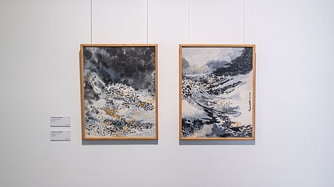 Inside Premalatha Seshadri's exhibit, The White House by the Sea, in Chennai