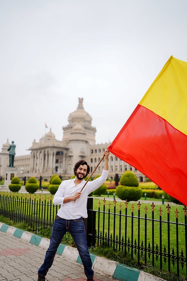 Sandalwood actor Sumukha celebrates Kannada Rajyotsava with Indulge