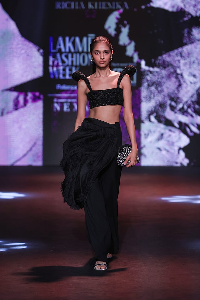 Richa Khemka celebrates reflection and renewal through sculptural silhouettes and handcrafted detail in Vantage