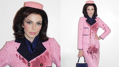 Does Julia Fox’s Jackie Kennedy Halloween look cross the line? 