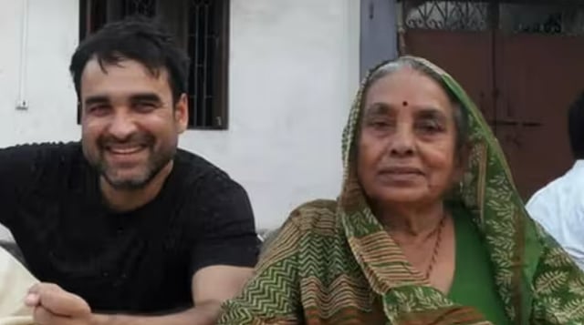 Pankaj Tripathi with his mother Hemwanti Devi