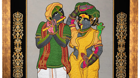 Artist Thota Vaikuntam explores embroidery in his new collection of artworks displayed in Delhi 