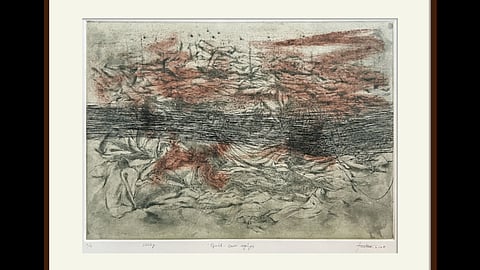 A.A. Raiba's retrospective is on at Travancore Palace. Delhi 