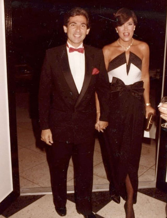 Kris Jenner with Robert Kardashian
