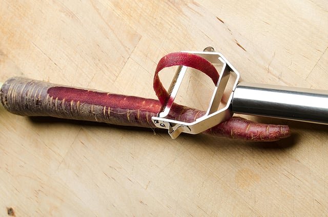 Vegetable peeler can be used to make home-made crisps 