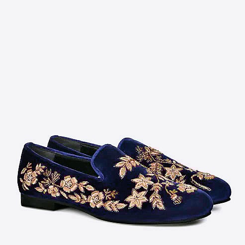 Brune & Bareskin’s Wedding Special Collection  features statement pieces meticulously handcrafted in rich velvet